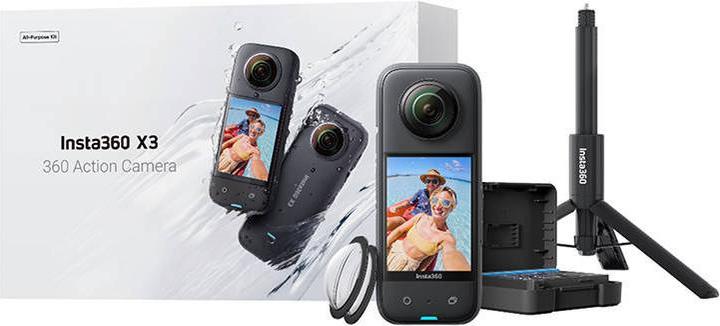 Image du produit Insta360 Kit tout usage X3 (30p, Bluetooth, WiFi, NFC)