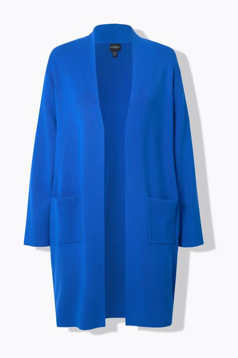 Produktbild Ulla Popken Strickjacke, lange, offene Form, weicher Feinstrick (60)