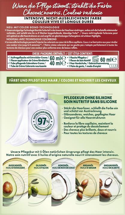 Actual product image Garnier Nutrisse Colorissimos/Ultra Color (23498 Terracot Chilli)