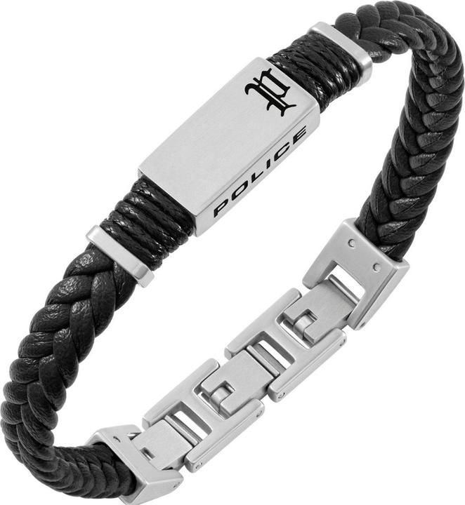 Produktbild Police Ridgecord (21 cm, Edelstahl, Leder)