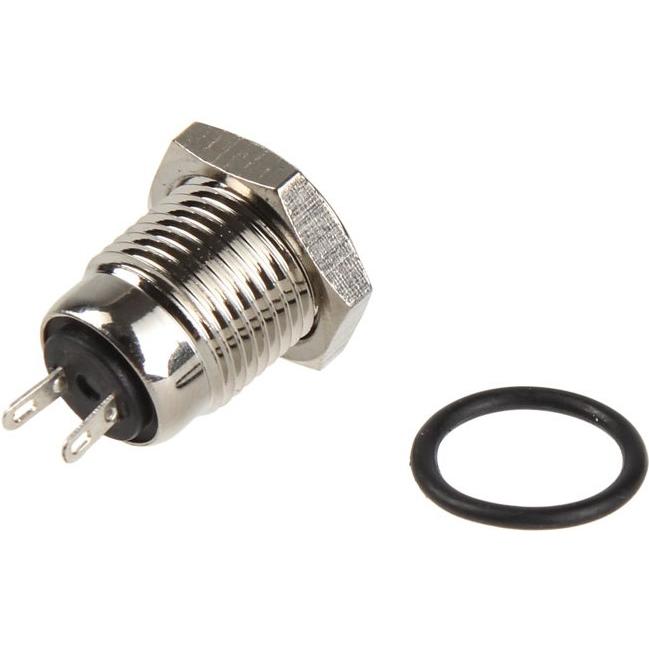 Thumbnail - Lamptron Vandalismus-gesicherte LED - rot, silberne Fassung (Rot), Modding Beleuchtung