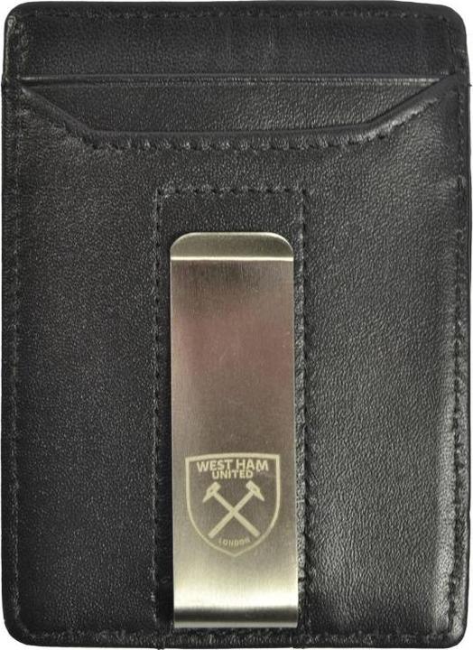 Actual product image West Ham United FC Leather Money Clip Wallet