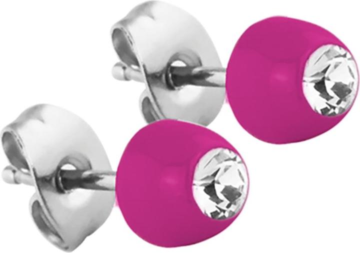 Immagine prodotto Star Piercing Orecchini viola con cristallo Swarovski argento (senza ottone, Acciaio chirurgico 316L)