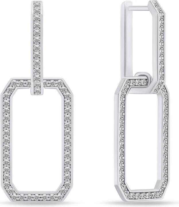 Immagine prodotto Brilio Argento - Eleganti orecchini in argento con zirconi EA789W