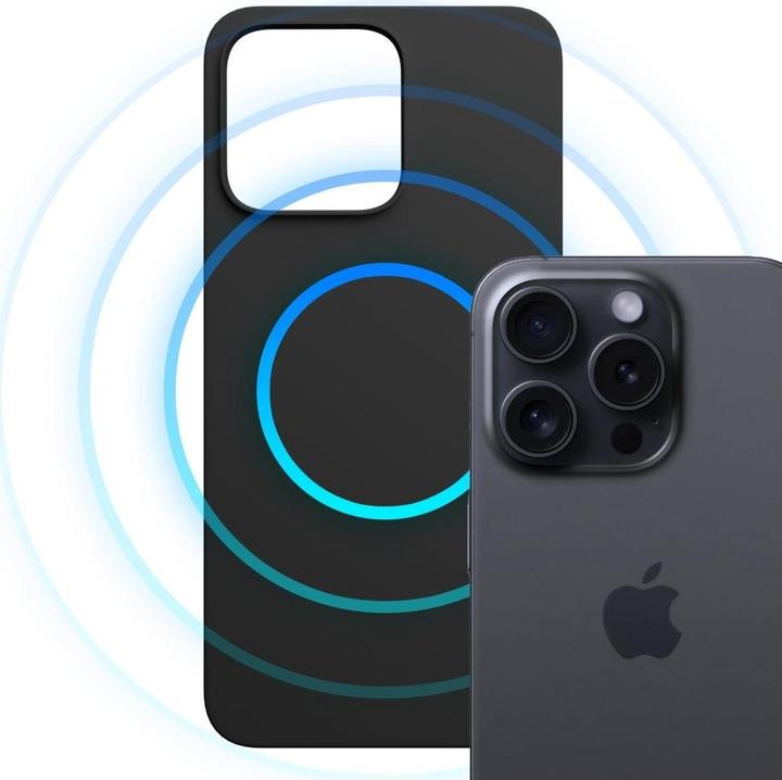 Actual product image 3MK Etui Hardy MagSilicone do Apple iPhone 15 Pro Max grafitowy (Apple iPhone 15 Pro Max)