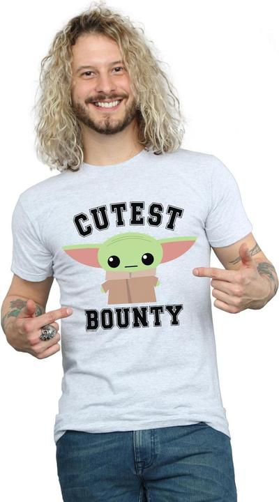 Immagine prodotto Star Wars The Mandalorian Cutest Bounty Maglietta Uomo (L)