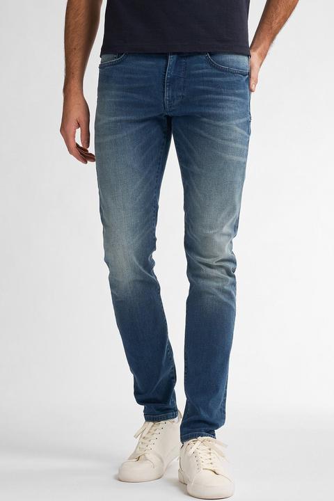 Produktbild Petrol Industries - Heren Seaham Slim Fit Jeans Everglades - Blauw - Maat W34L34 (34)