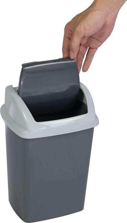 Produktbild Maul Abfallbehälter MAULswing 5l Schwingdeckel Kunststoff (5 l)