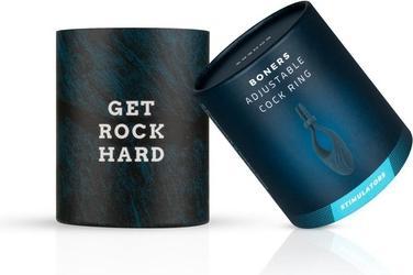 Actual product image Boners Adjustable Cockring - Blue (4 cm)