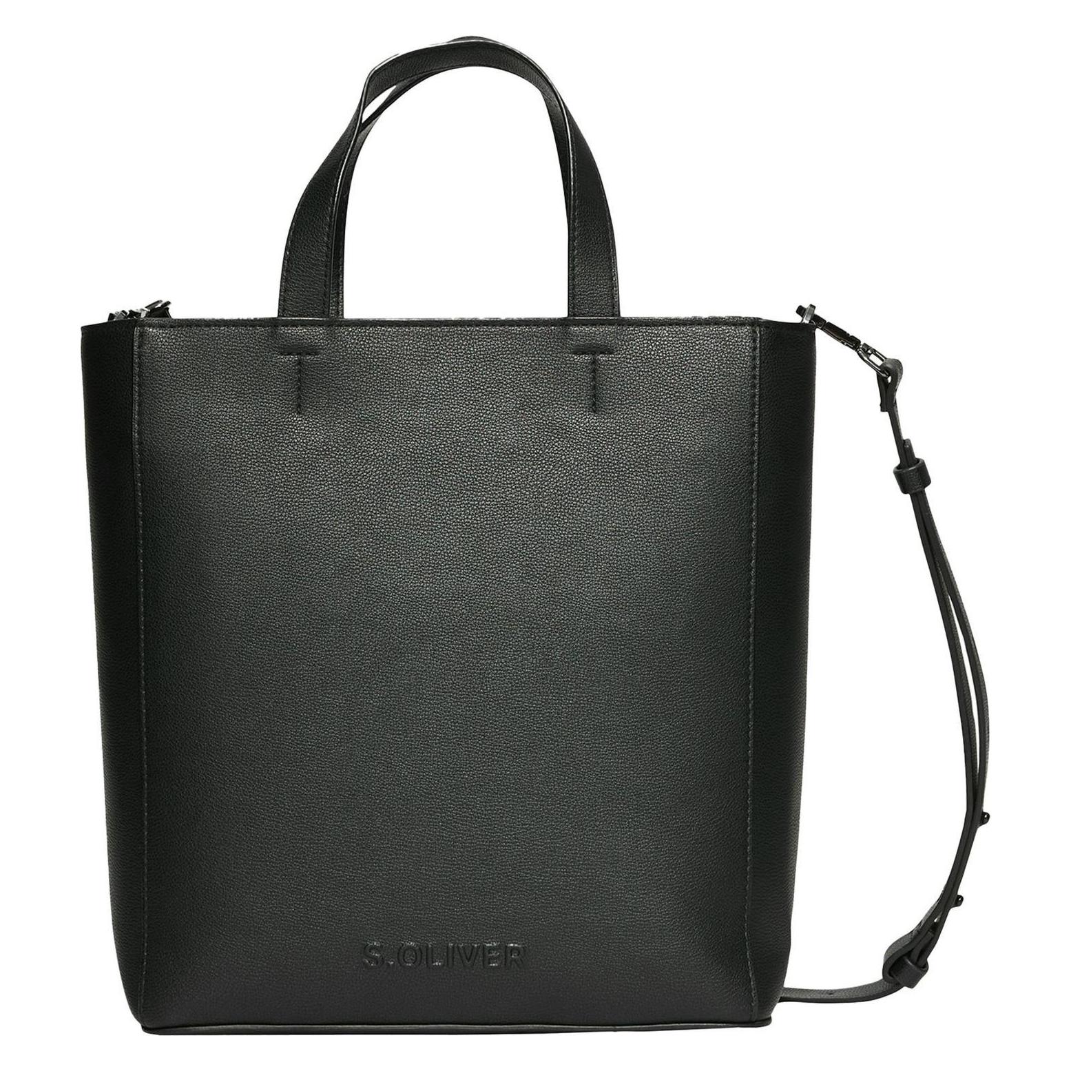 S.Oliver, Damen, Handtasche, Shopping Bag, Schwarz