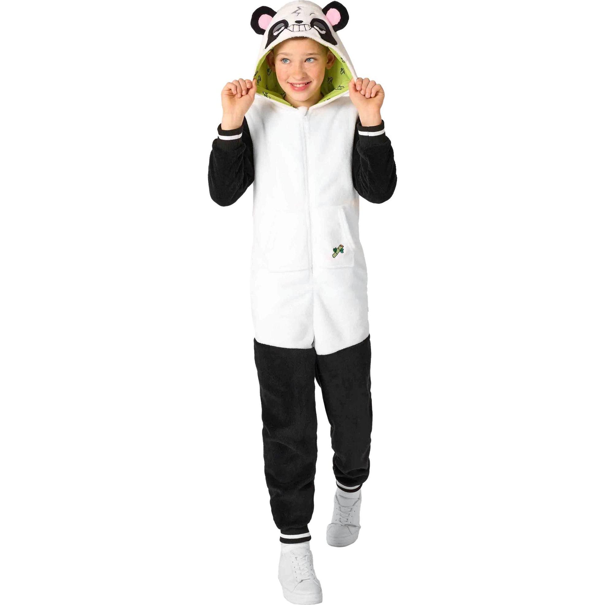 OppoSuits Panda Onesie für Kinder (158, 164, 170, 176)