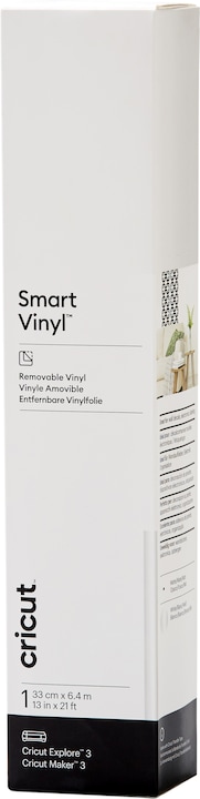 Produktbild Cricut Vinylfolie Smart ablösbar 33 x 640 cm, 1 Stück, Weiss