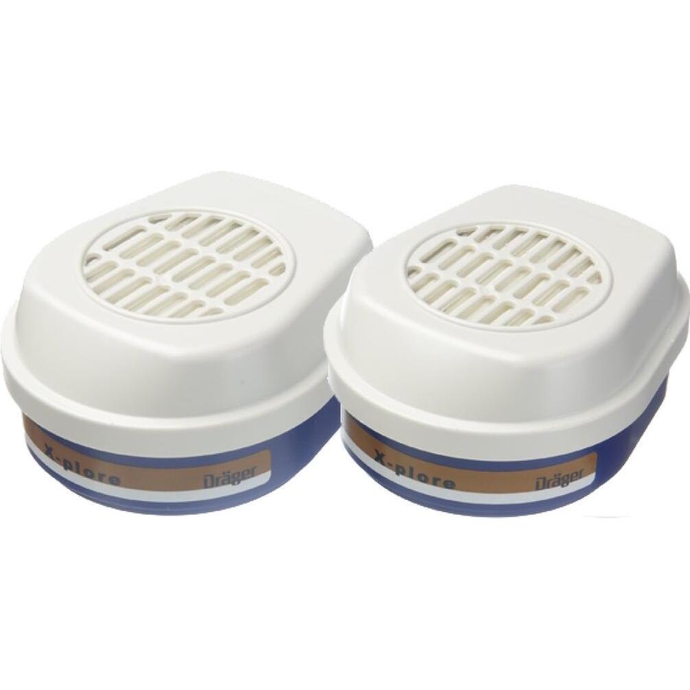 Dräger, Atemschutzmaske, Bajonettfilter A2 P3 R D, 1 Paar