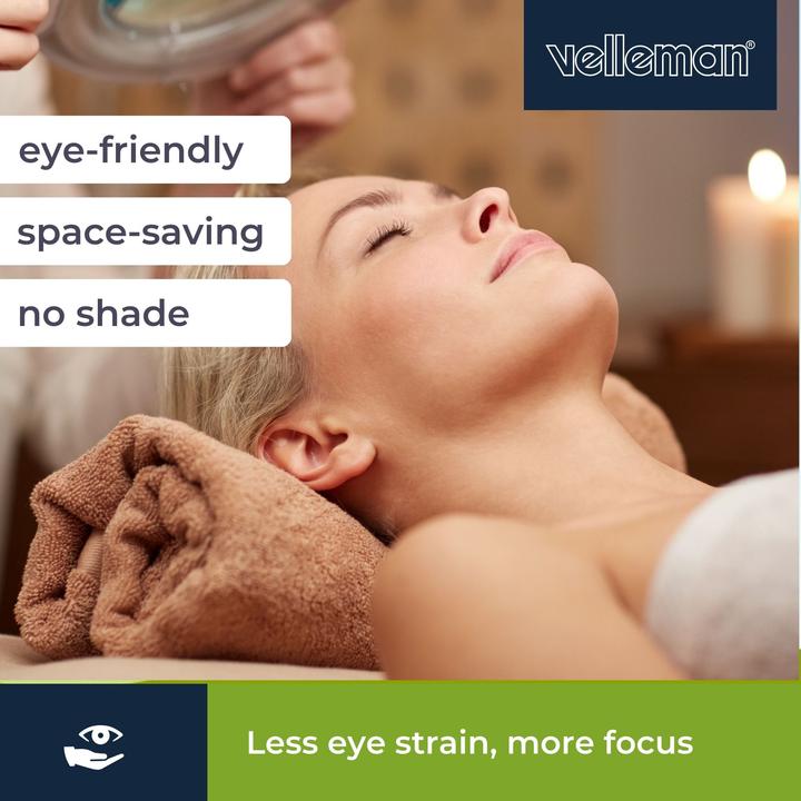 Productafbeelding Velleman LED Loeplamp dioptrie 48 LED's wit (230 lm)