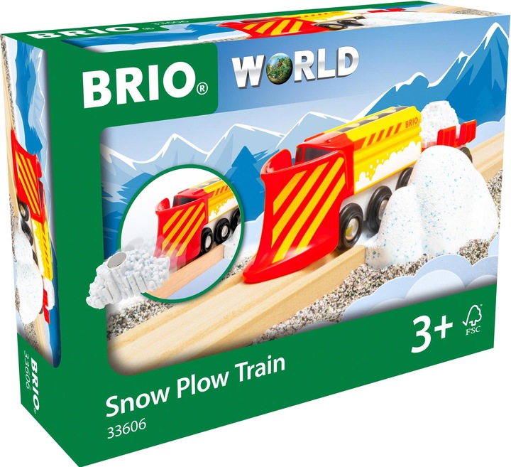 Actual product image Brio Snow removal train