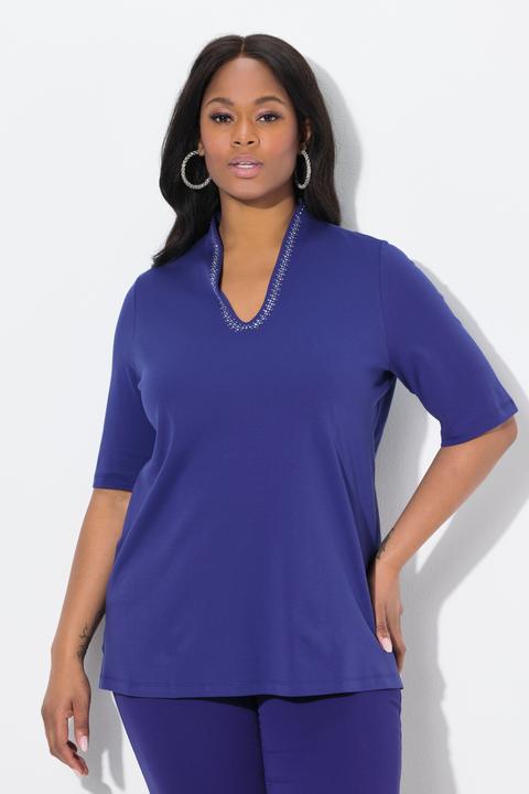 Produktbild Ulla Popken T-Shirt, A-Linie, Kelchkragen, Halbarm (46, 48)