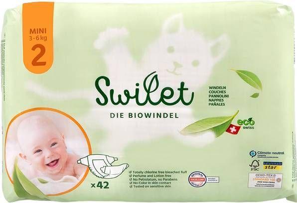 Produktbild Swilet Die Bio-Windel Mini (Gr. 2, Tragepack, 42 Stück)