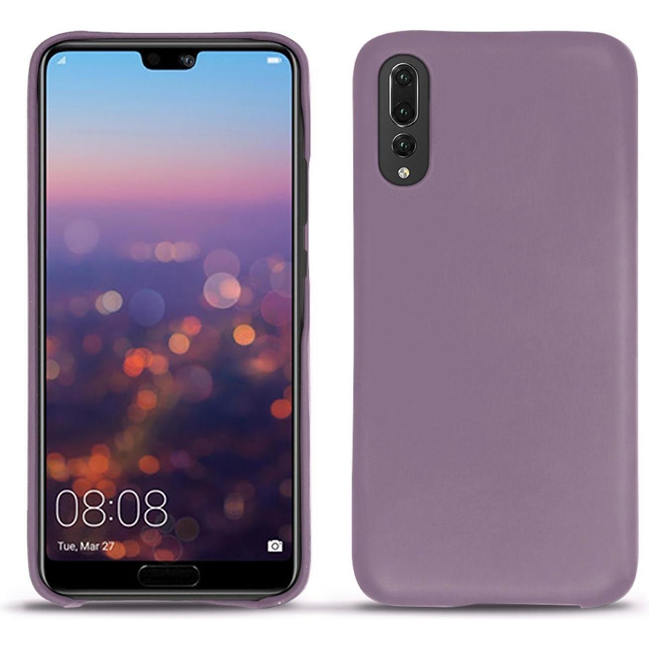 Thumbnail - Noreve Lederschutzhülle (Huawei P20 Pro), Smartphone Hülle, Violett