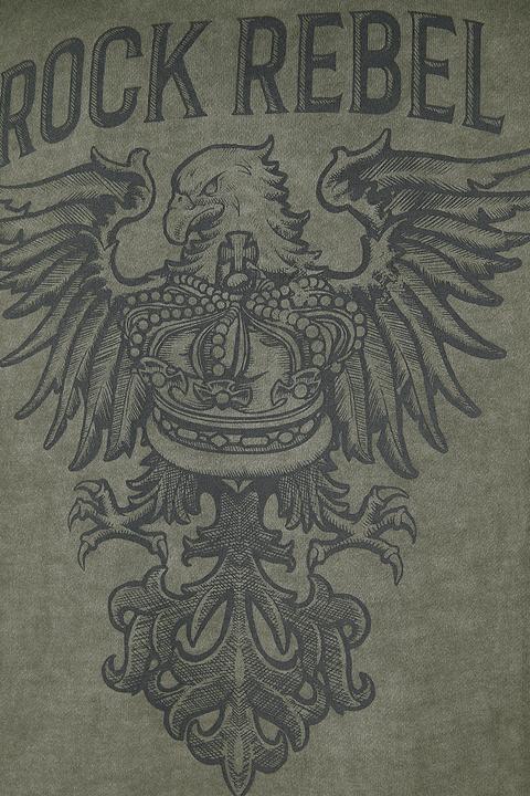 Produktbild Rock Rebel by EMP Kapuzenpullover mit Prints (L)