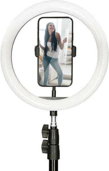 Actual product image KSIX Kit Studio Live Max LED Ring With Floor Tripod 1.60 M For Smartphone (Ring light)