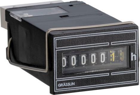 Image du produit Grässlin Compteur d'heures de fonctionnement, montage sur panneau, 230V