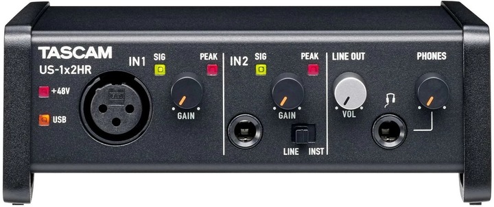 Actual product image Tascam US-1x2HR (USB)