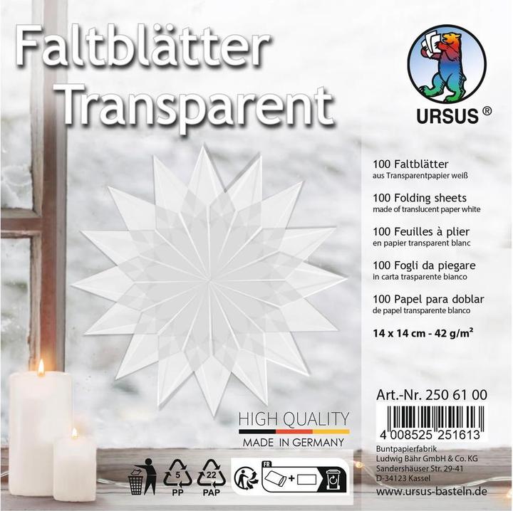 Transparent, Weiss
