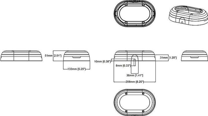 Produktbild Axis Ersatzgehäuse TP3818-E 1 Stück (Gehäuse)