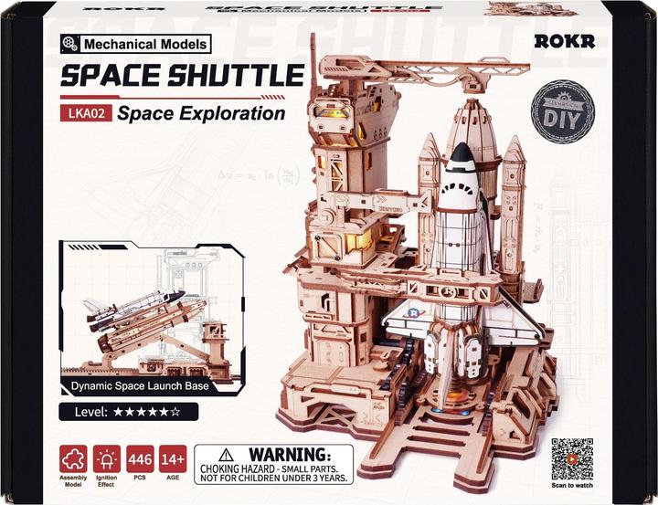 Actual product image Robotime Space Shuttle