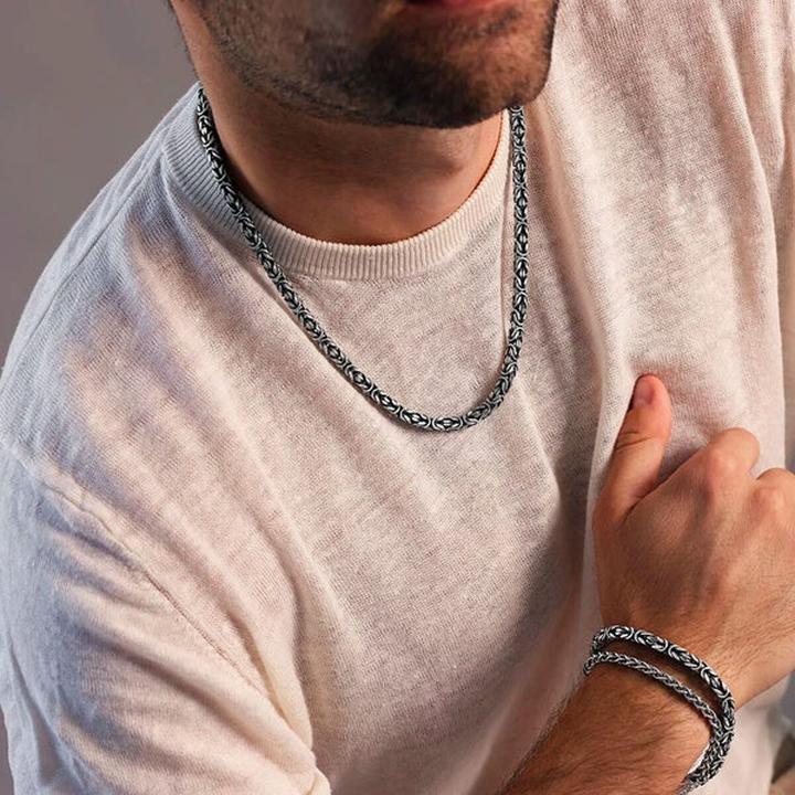 Produktbild Albert M. Halskette (Silber, 45 cm)