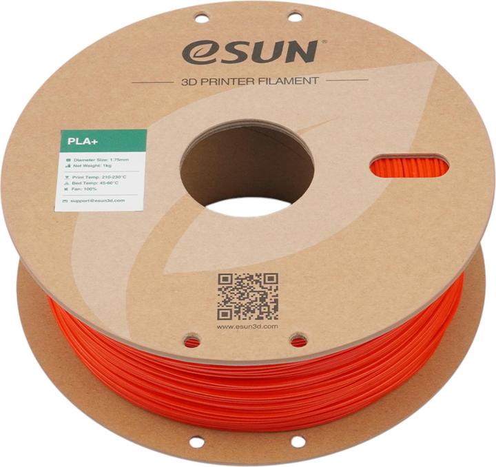 Produktbild eSUN PLA+ RGB Rot Filament 1.75mm 1Kg (PLA+, 1.75 mm, 1000 g)