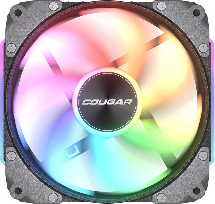 Cougar Lot de 3 Ventilateurs de boitier Apolar RGB - 12cm (Noir) (120 mm, 3x)