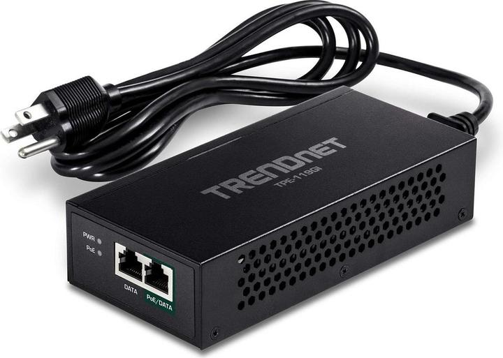 Actual product image Trendnet TPE-119GI - Power Injector - 90 Watt (802.3bt (PoE++), 90 W)