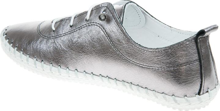 Produktbild Lunar Leinenschuhe St Ives Metallic Leder (36)
