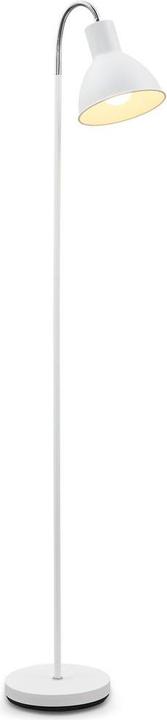 B.K.Licht Stehleuchte, weiss-chrom, 1x/E27 exkl. max. 25W (E27)
