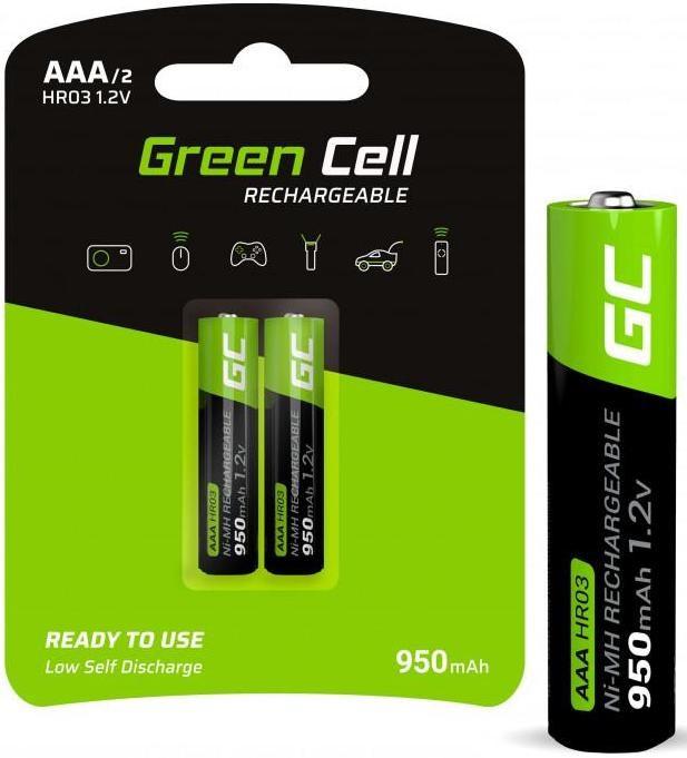 Actual product image GreenCell Rechargeable (2 pcs., AAA, 950 mAh)