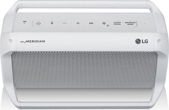 Immagine prodotto LG Altoparlante Bluetooth PK5W Bianco (18 h, Batteria ricaricabile, Corrente elettrica)