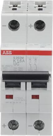 Immagine prodotto ABB LS S202M-K1,6UC Interruttore automatico K-Char., 10kA, 1,6A