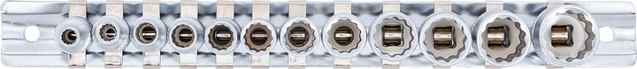 Actual product image BGS Socket Set, 12-point | 6.3 mm (1/4") Drive | Inch Sizes | 12 pcs.