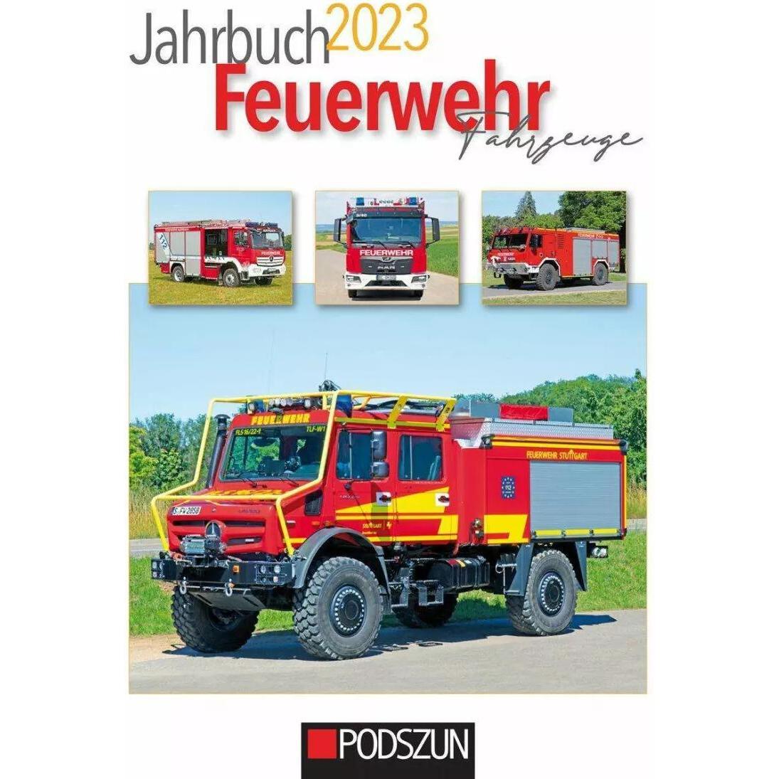 Podszun, Kalender, Jahrbuch Feuerwehrfahrzeuge 2023 (Harter Einband, Deutsch)