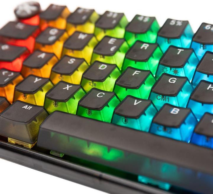Actual product image Ducky One 3 Aura Black SF Gaming Keyboard, RGB LED - Gateron Baby Kangaroo (DE, Cable)