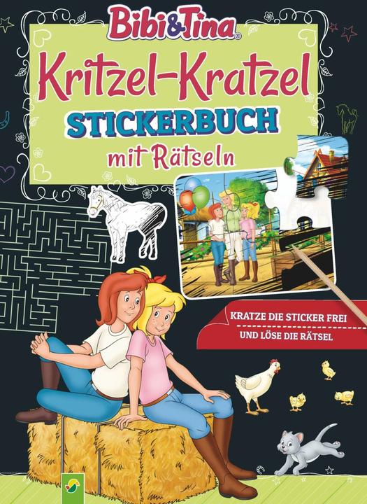 Immagine prodotto Bibi & Tina Scribble Scratch Sticker Book con puzzle
