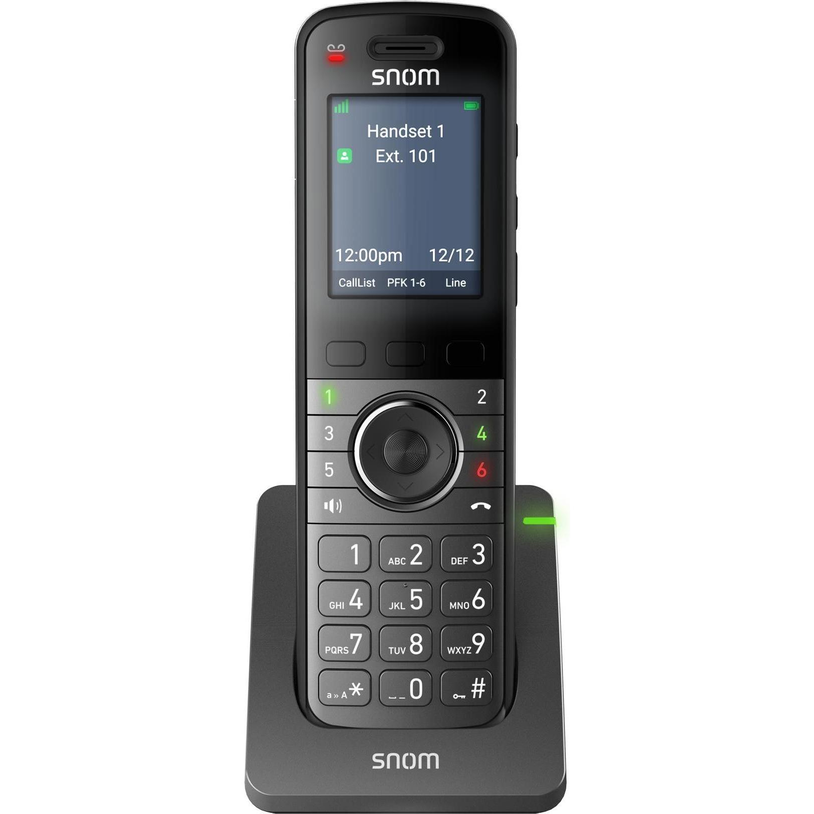 Thumbnail - Snom M55 Handset EU compatible only with M500 basestation, Telefon, Schwarz