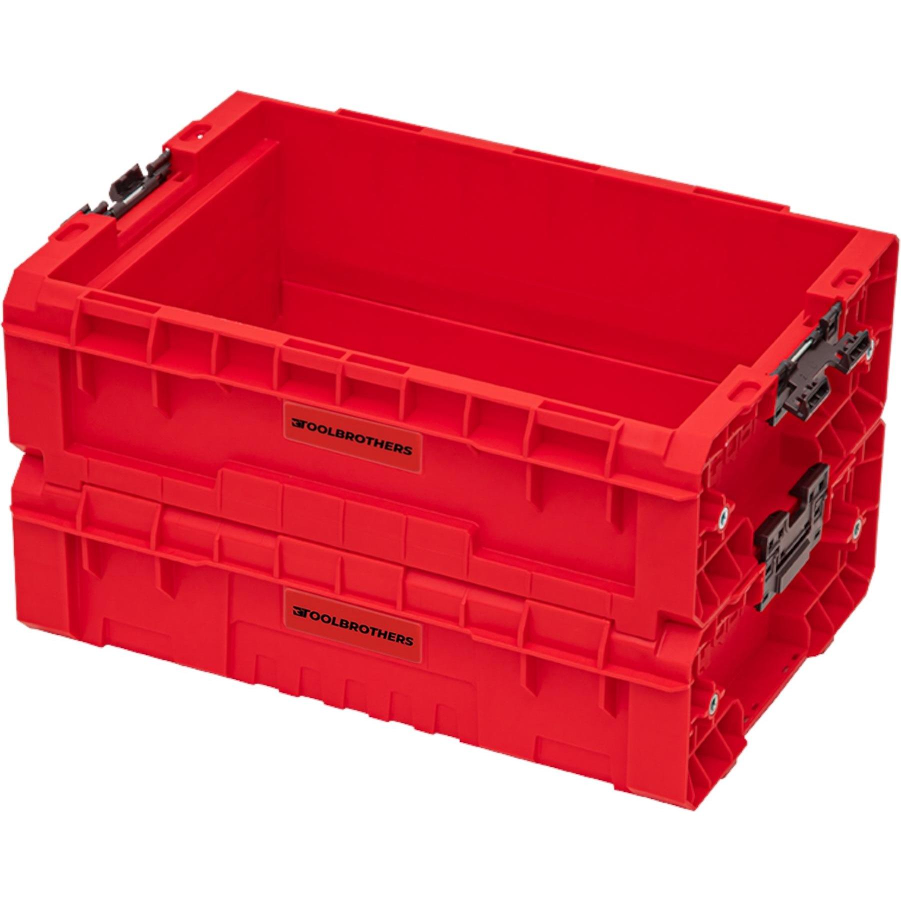 Tool Brothers, Box portaoggetti, Toolbrothers RHINO PRO Box 130 2.0 RED ULTRA HD Contenitore impilabile su misura 450 x 310 x 151 mm (9 l)