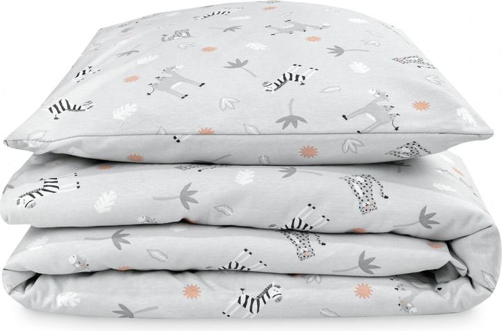 Actual product image Julius Zöllner Jersey bed linen savannah grey (35 x 40 cm, 80 x 80 cm)