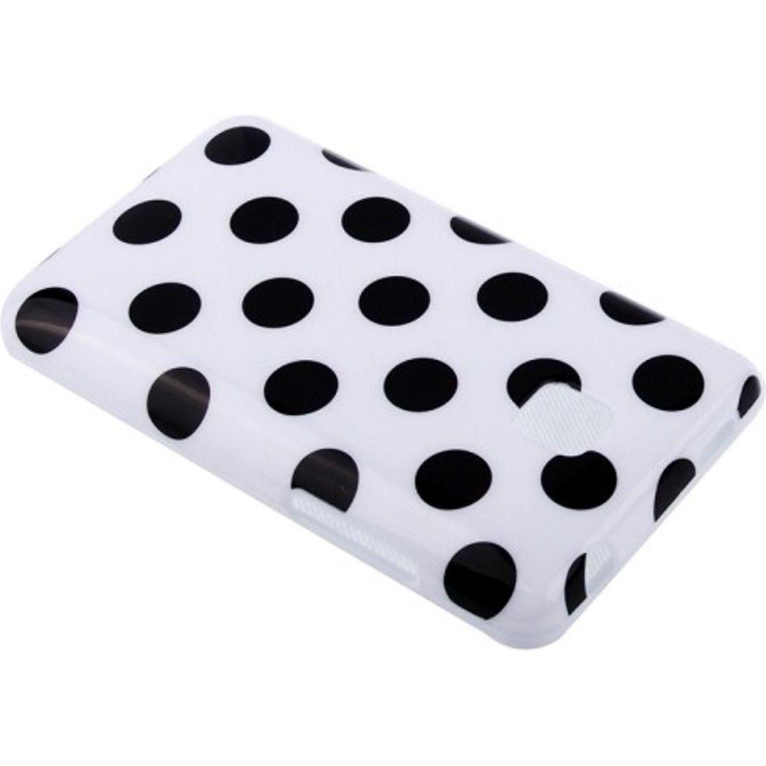 Thumbnail - König Design Schutzhülle TPU Punkte Case für Handy LG Optimus L3 II / E430 (Optimus L3), Smartphone Hülle, Weiss