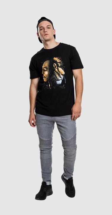 Produktbild Mister Tee Bob Marley Lion Face Tee (S)