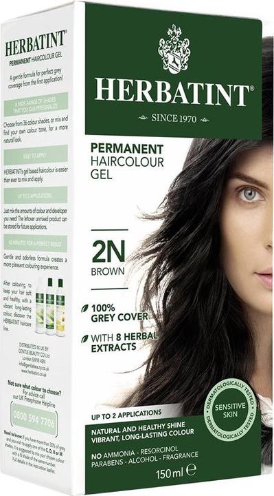 Produktbild Herbatint Permanent Gel (2N Braun)