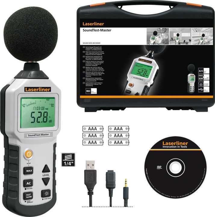 Actual product image Laserliner noise level measuring device