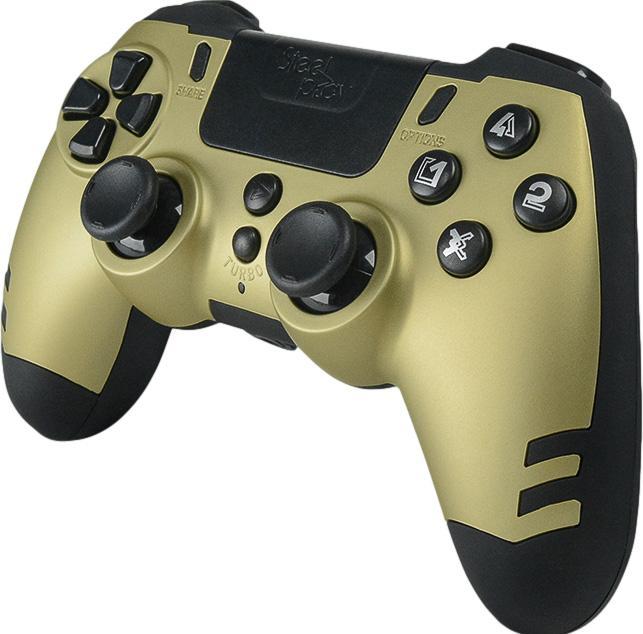Actual product image Steelplay Slim Pack Wireless Controller Gold Multi (PC, PS4)